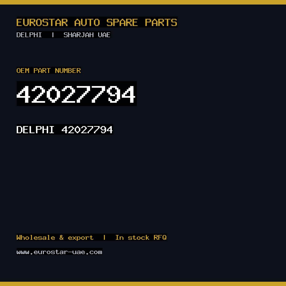 42027794 — DELPHI 42027794