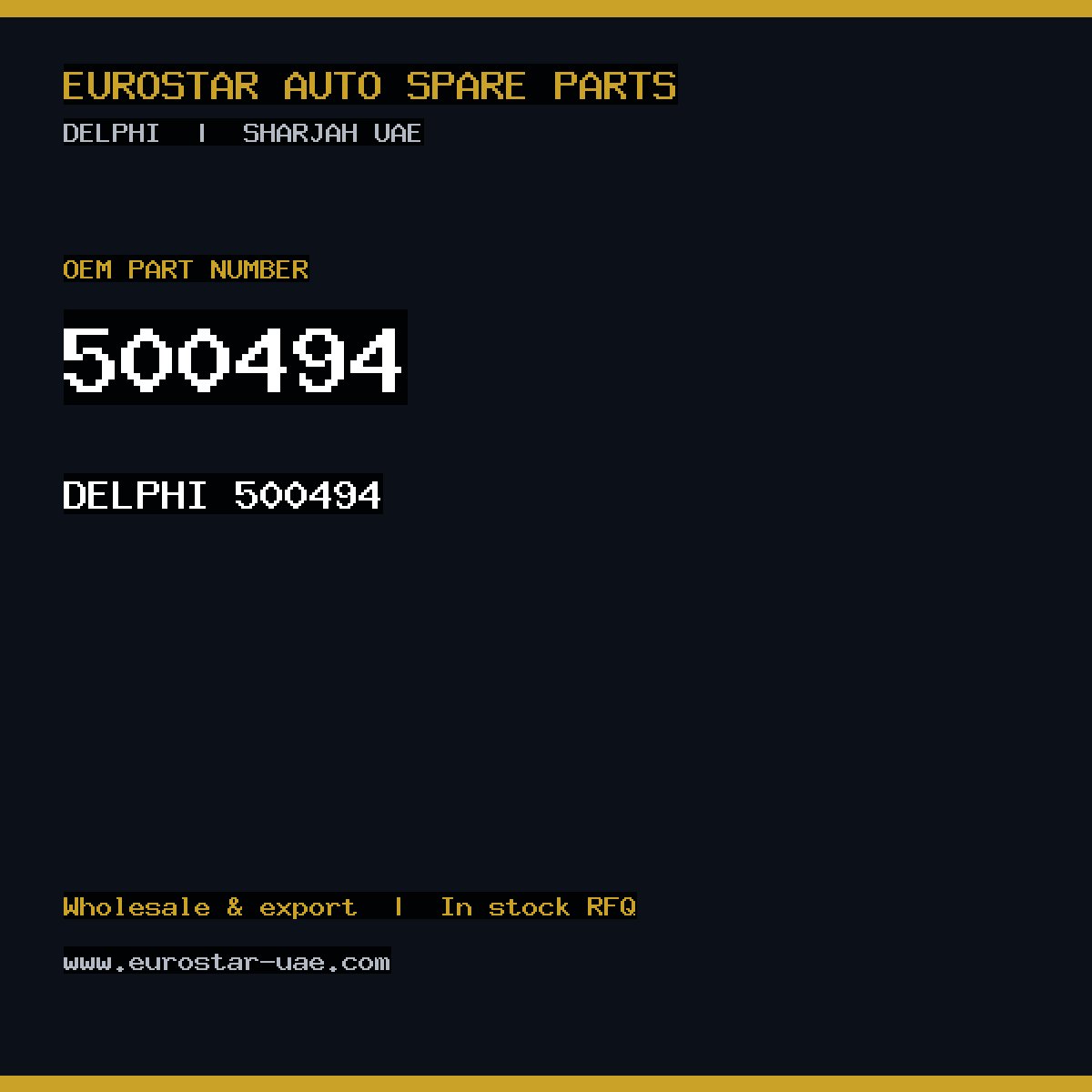 500494 — DELPHI 500494