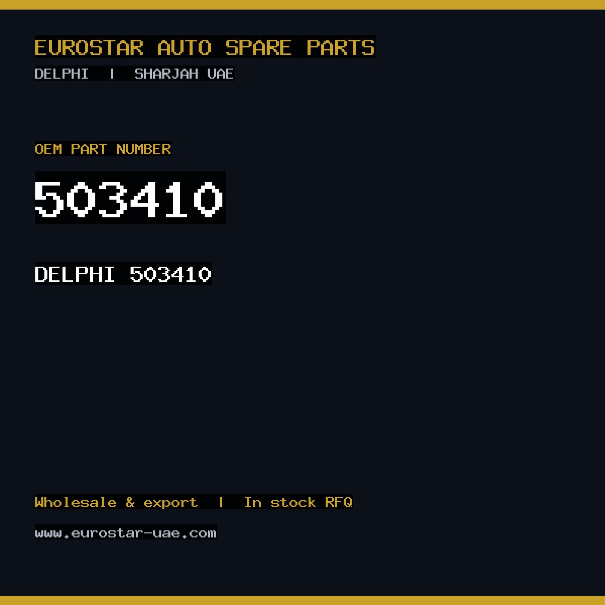 503410 — DELPHI 503410
