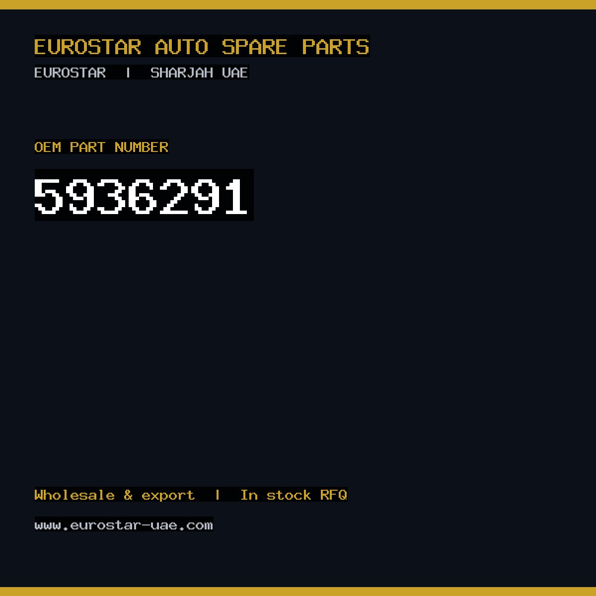 5936-291 — DELPHI 5936-291