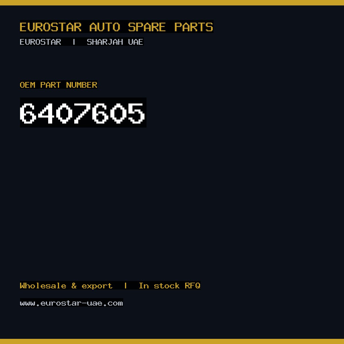 6407-605 — DELPHI 6407-605