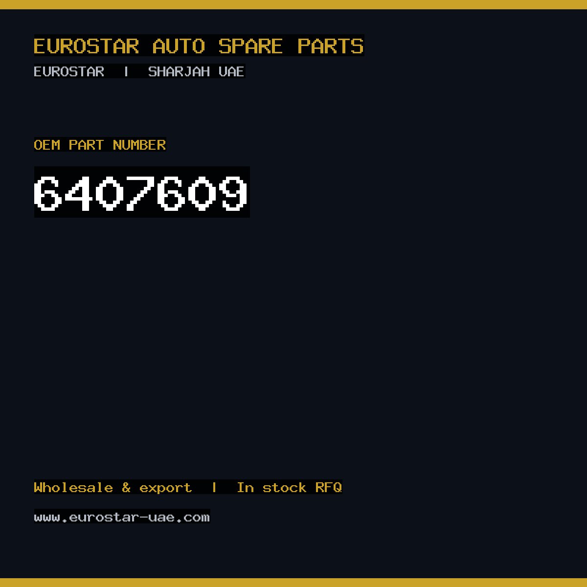 6407-609 — DELPHI 6407-609