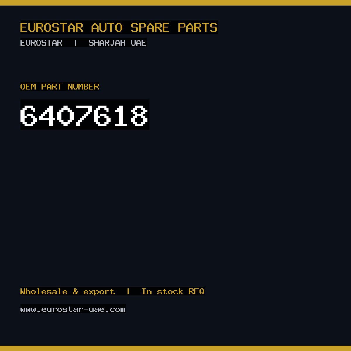 6407-618 — DELPHI 6407-618