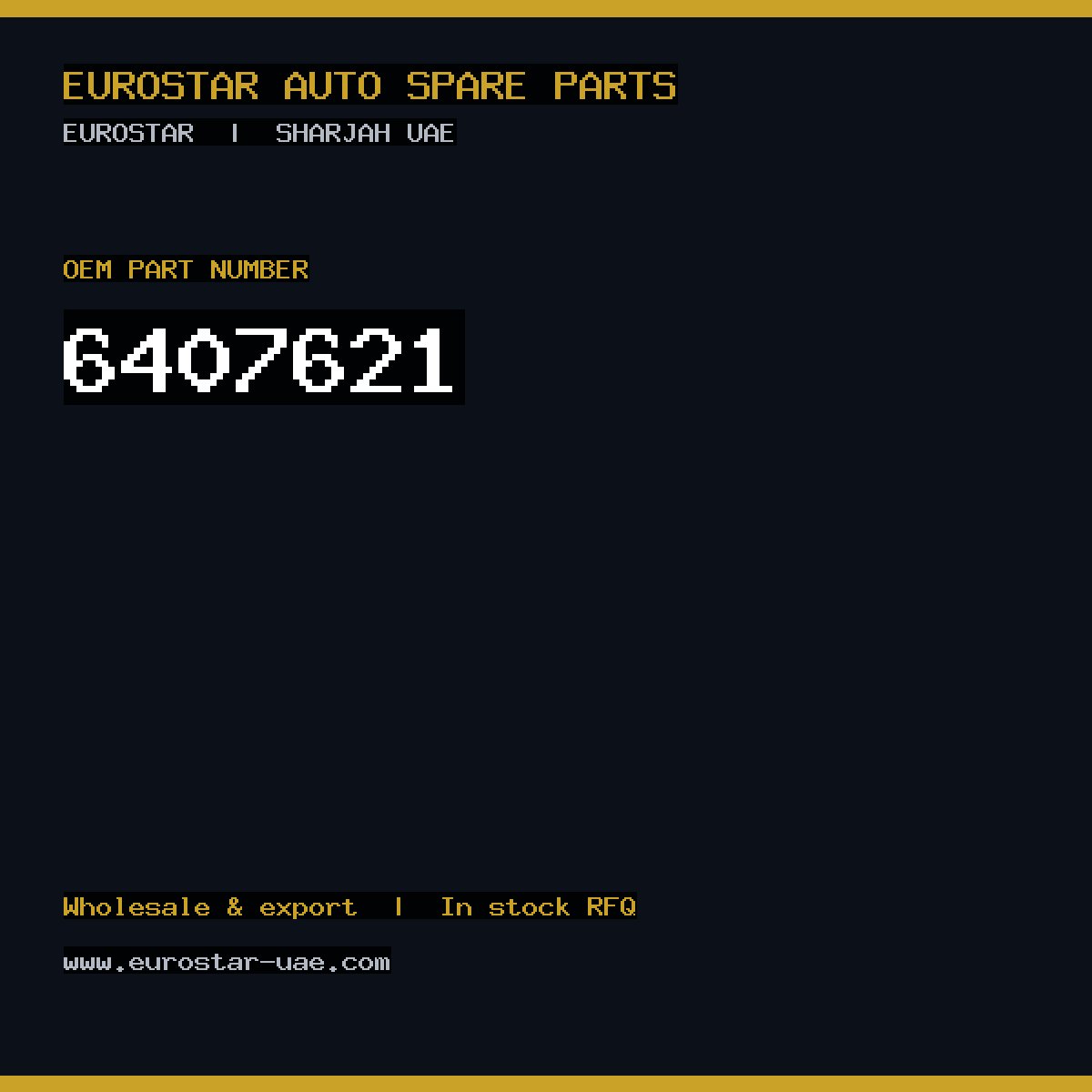 6407-621 — DELPHI 6407-621