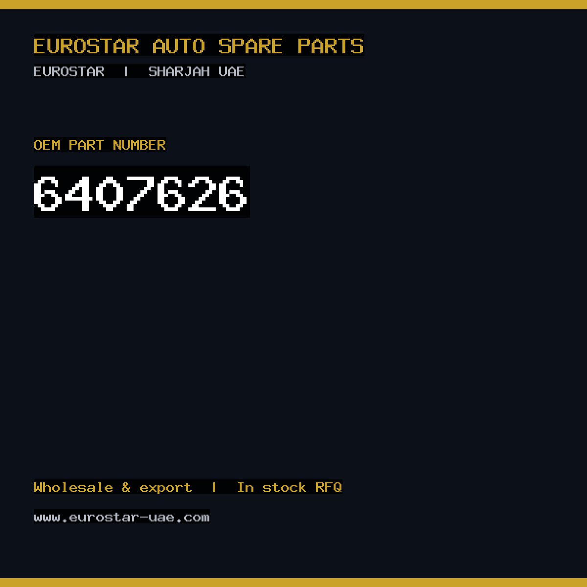 6407-626 — DELPHI 6407-626