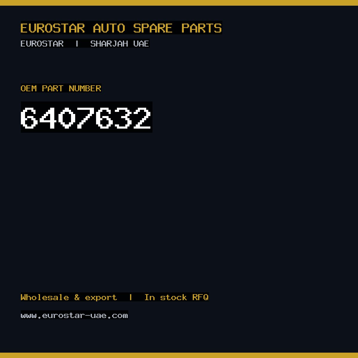 6407-632 — DELPHI 6407-632