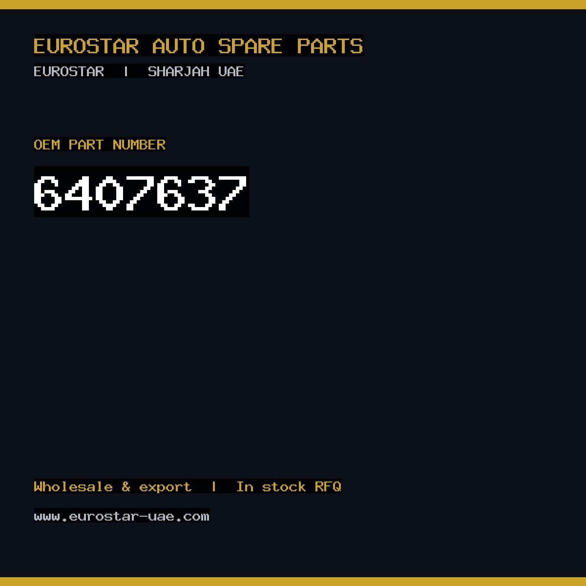 6407-637 — DELPHI 6407-637