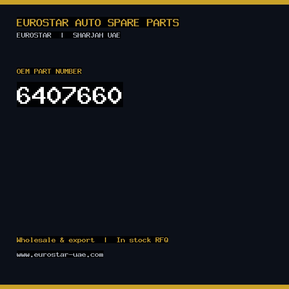 6407-660 — DELPHI 6407-660