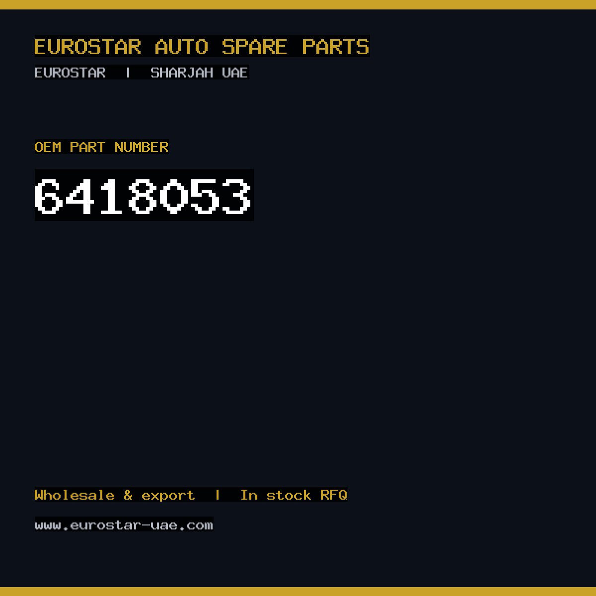 6418-053 — DELPHI 6418-053