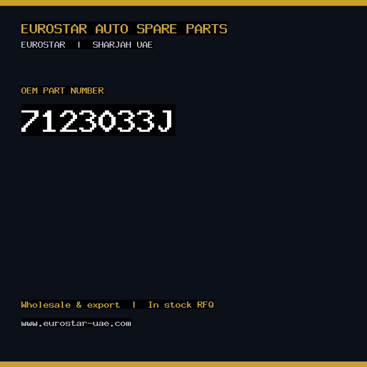 7123-033J — DELPHI 7123-033J