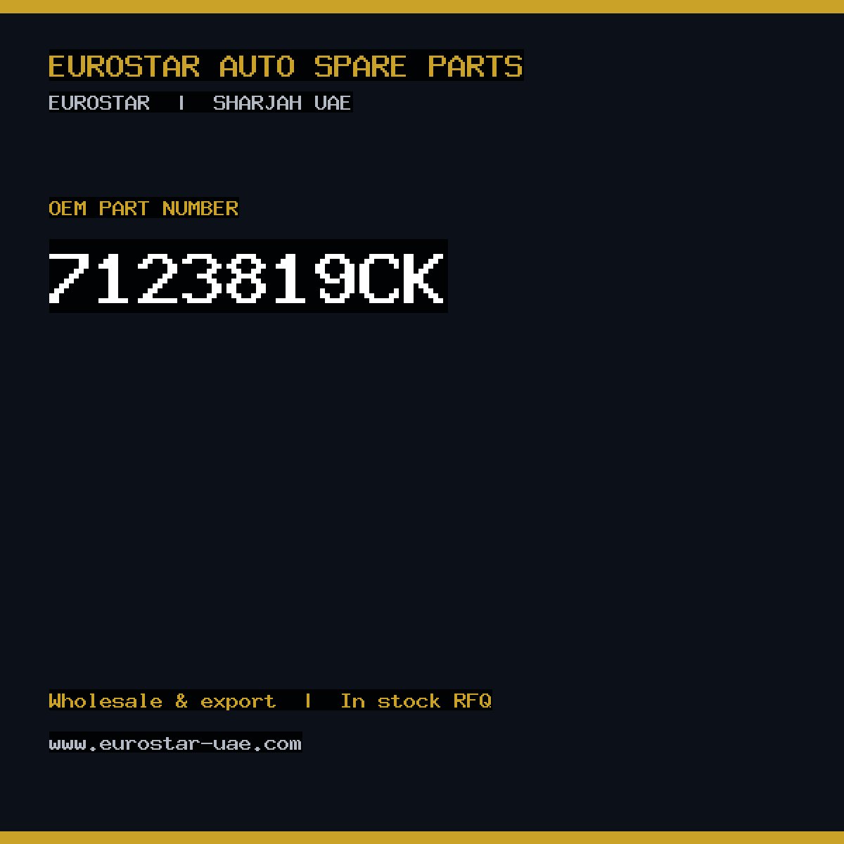 7123-819CK — DELPHI 7123-819CK