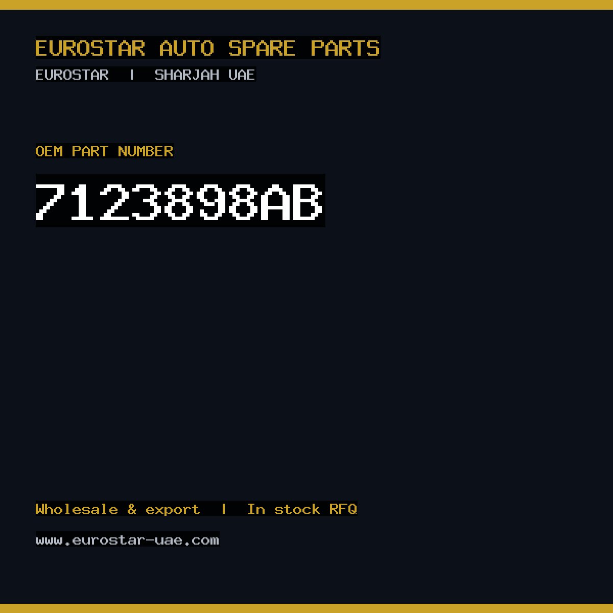 7123-898AB — DELPHI 7123-898AB