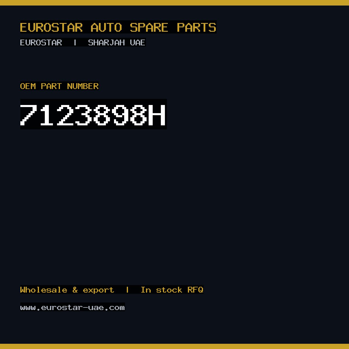 7123-898H — DELPHI 7123-898H