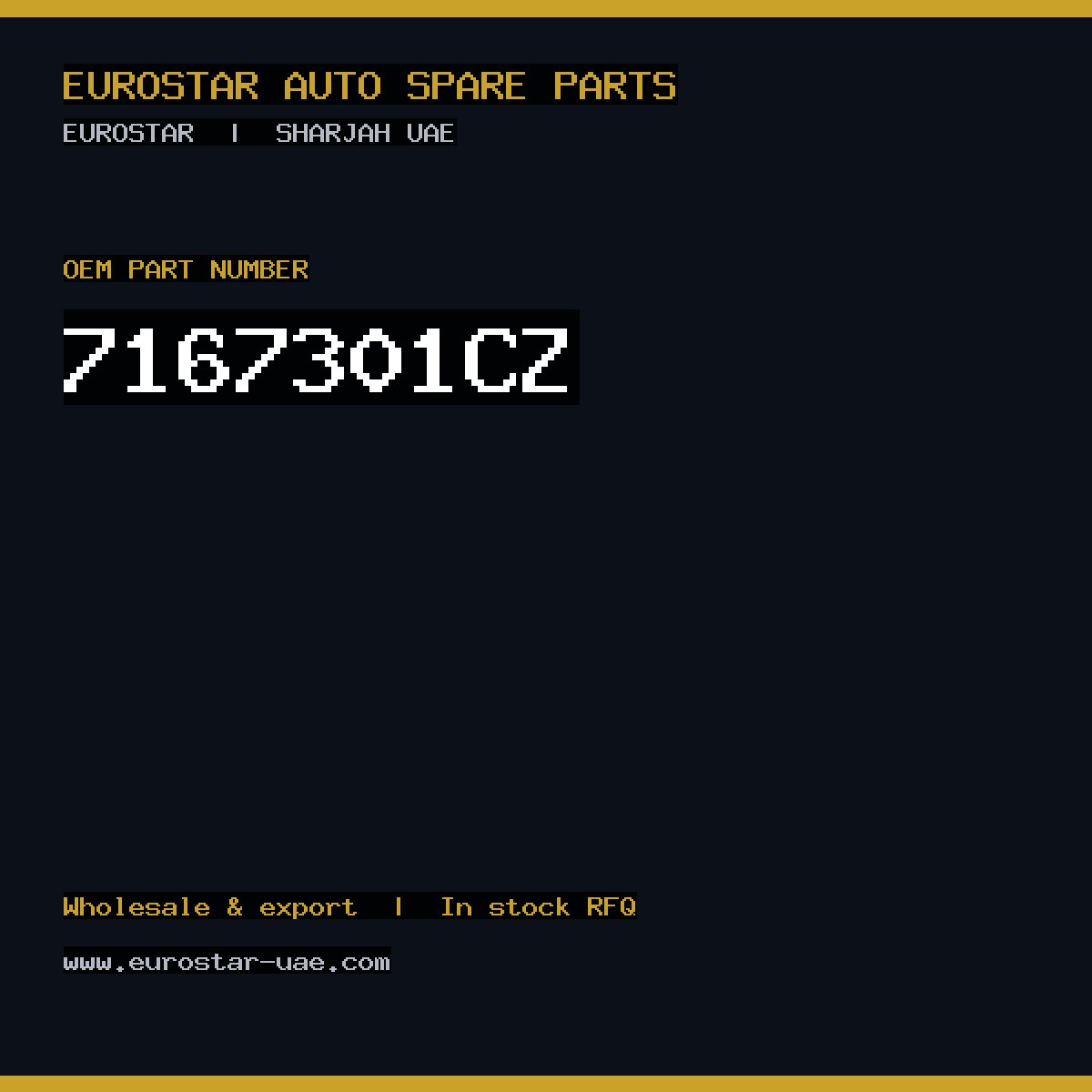 7167-301CZ — DELPHI 7167-301CZ