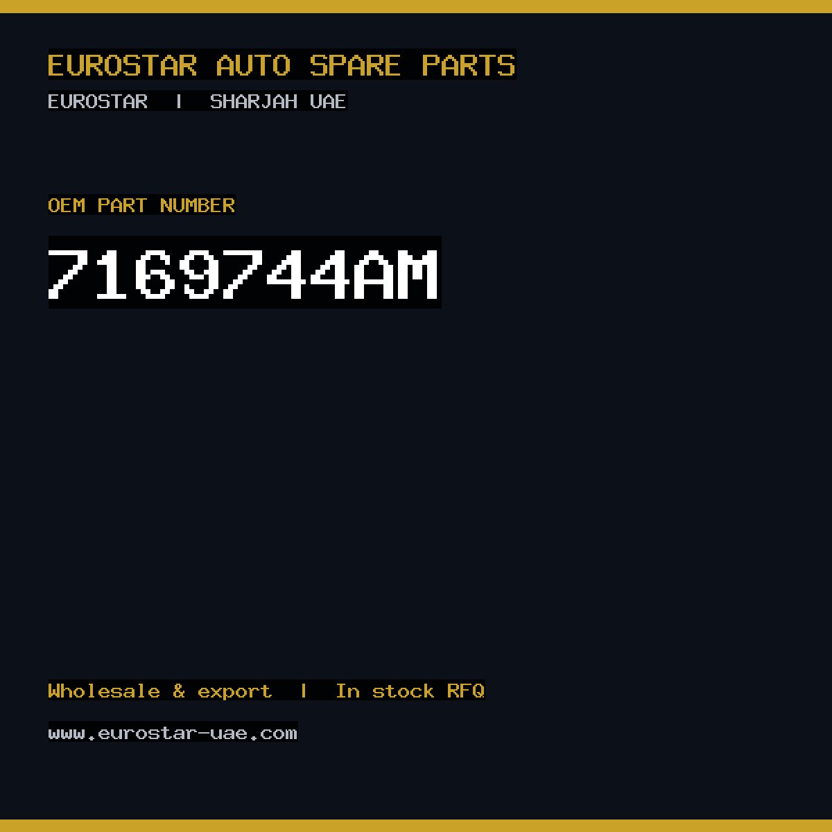 7169-744AM — DELPHI 7169-744AM