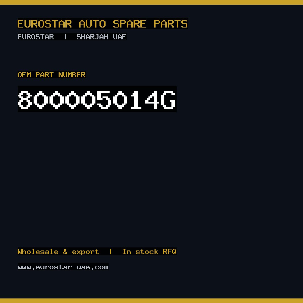 CONTINENTAL/VDO 800-005-014G