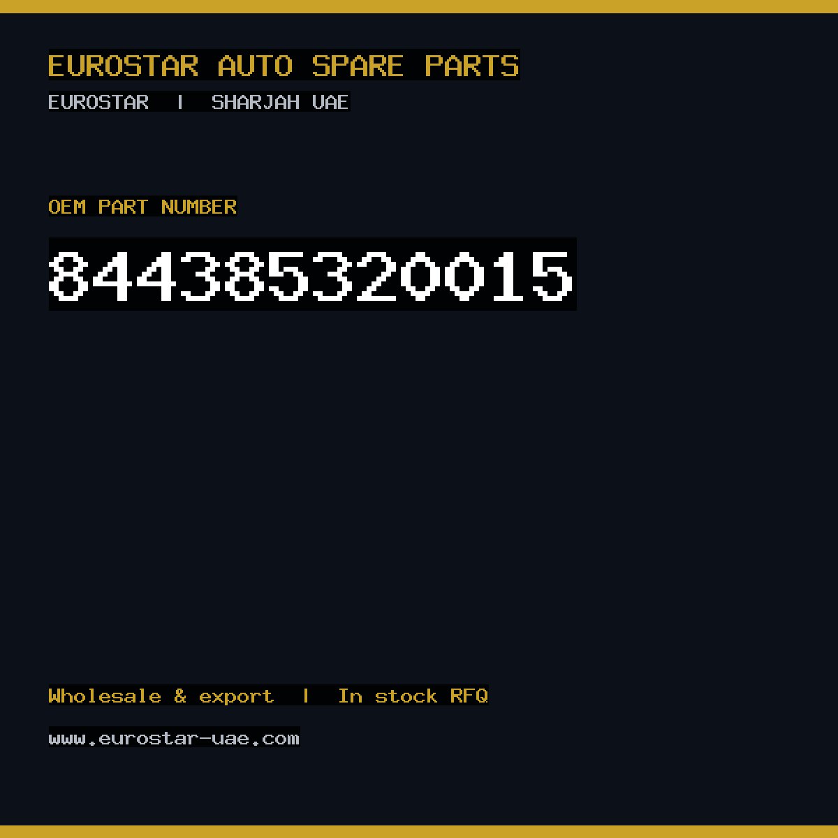 84-438-532-0015 — CONTINENTAL/VDO 84-438-532-0015