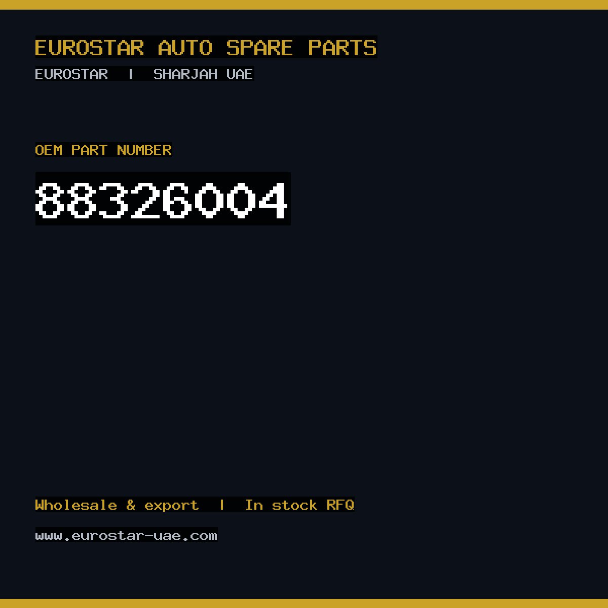 88-326-004 — CONTINENTAL/VDO 88-326-004