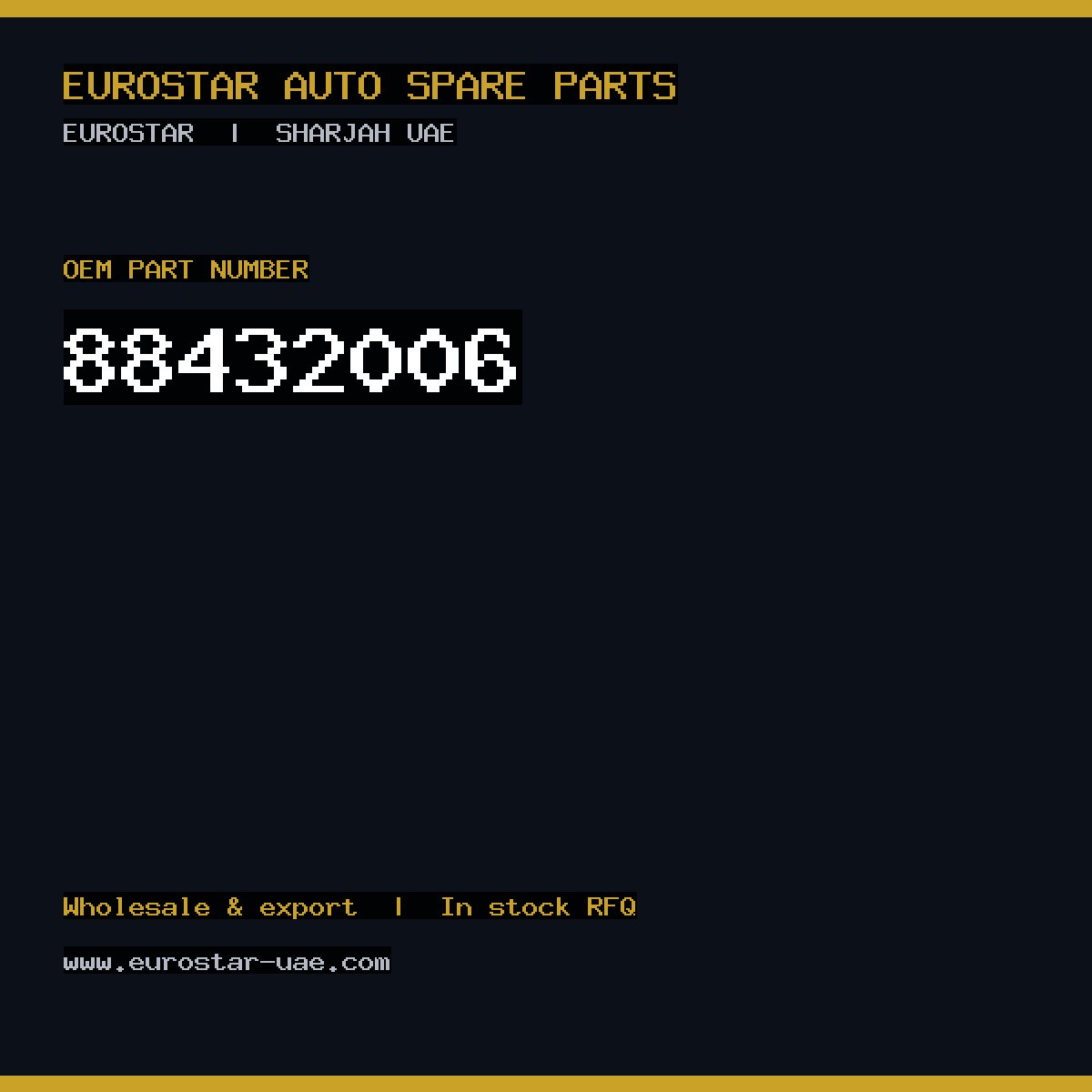 88-432-006 — CONTINENTAL/VDO 88-432-006