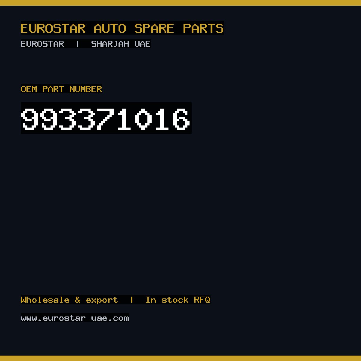 993-371-016 — CONTINENTAL/VDO 993-371-016
