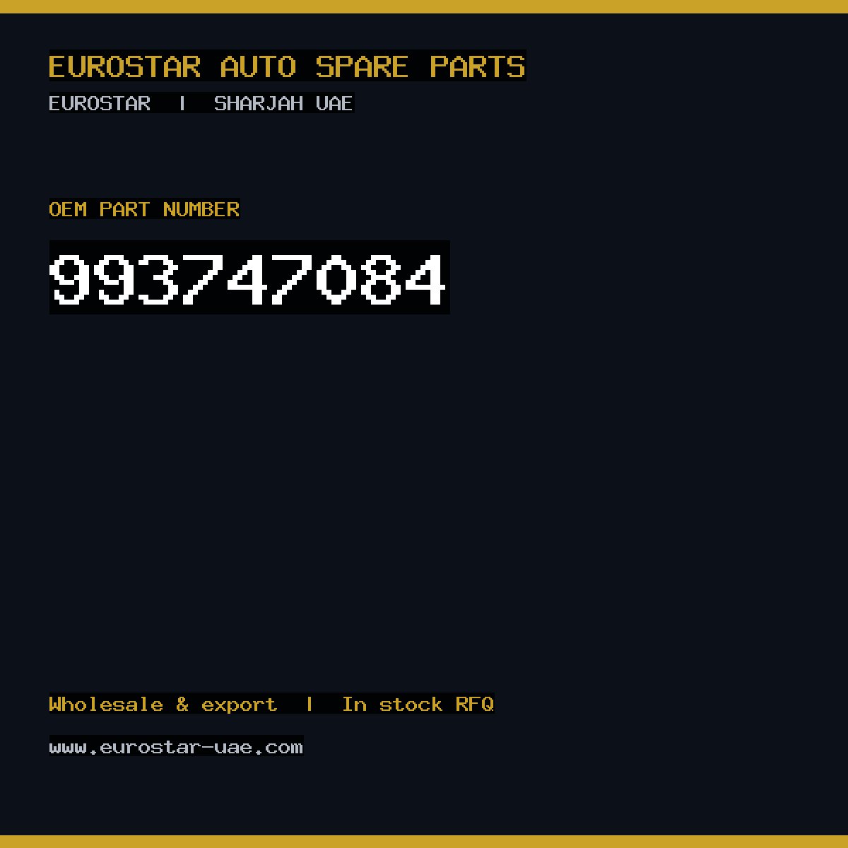 993-747-084 — CONTINENTAL/VDO 993-747-084