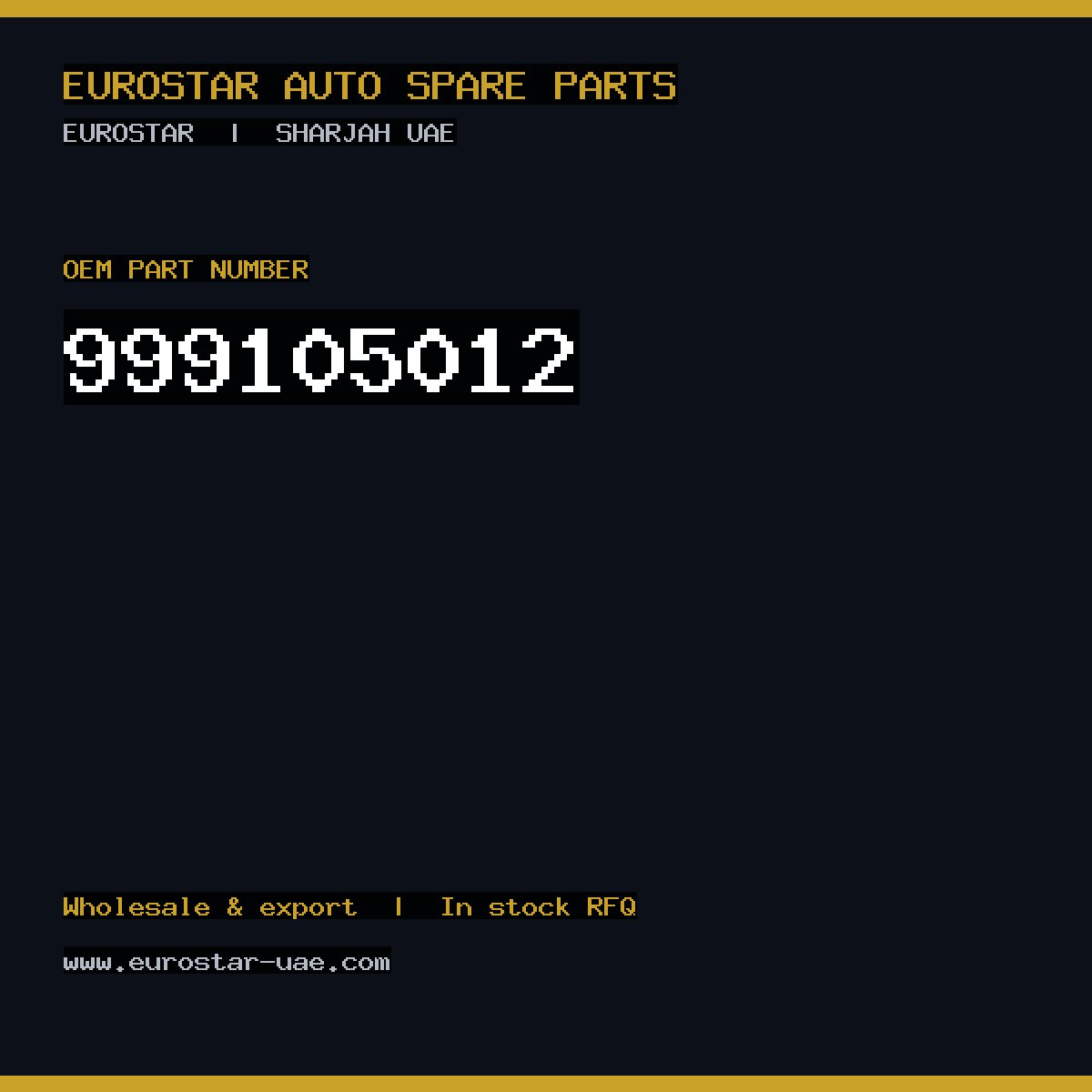 CONTINENTAL/VDO 999-105-012
