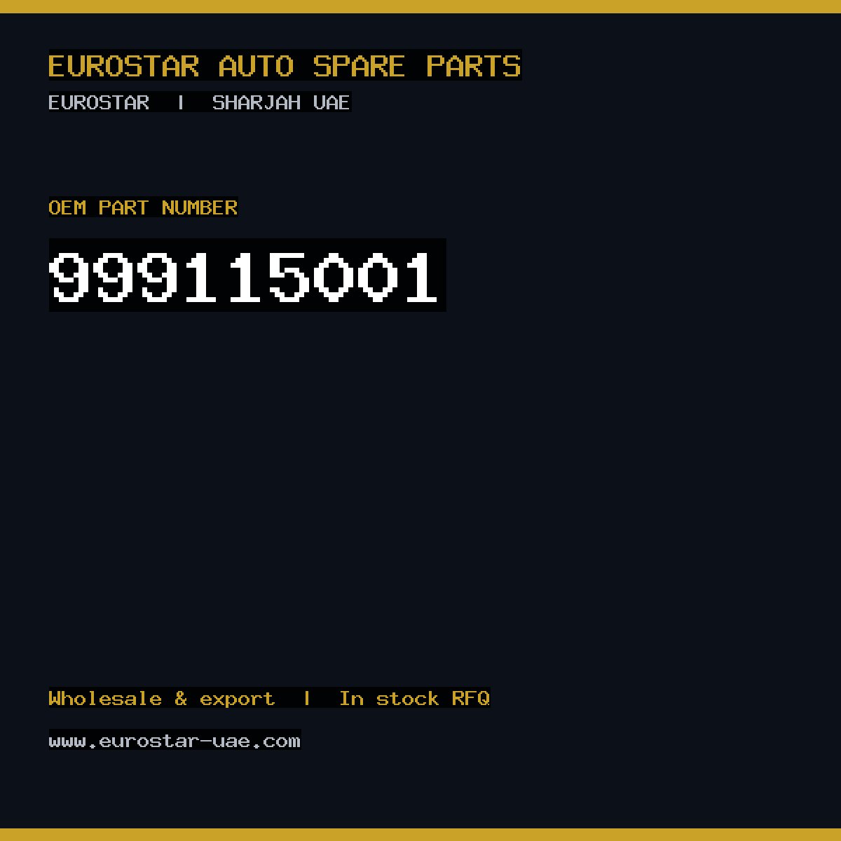 999-115-001 — CONTINENTAL/VDO 999-115-001