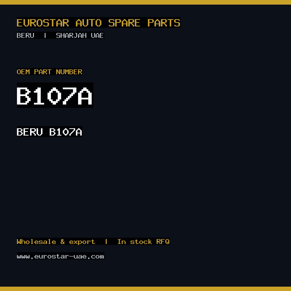 BERU B107A
