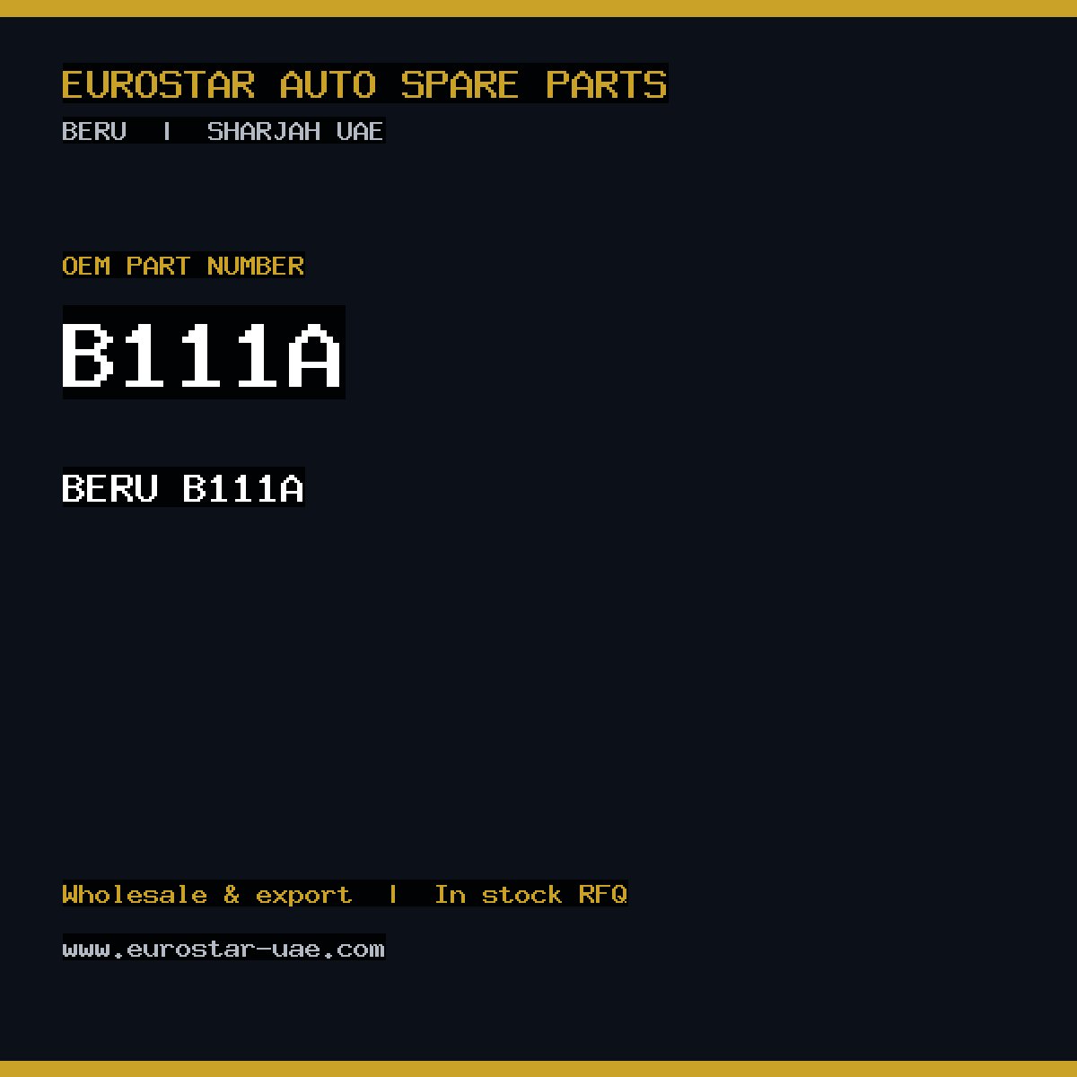 BERU B111A