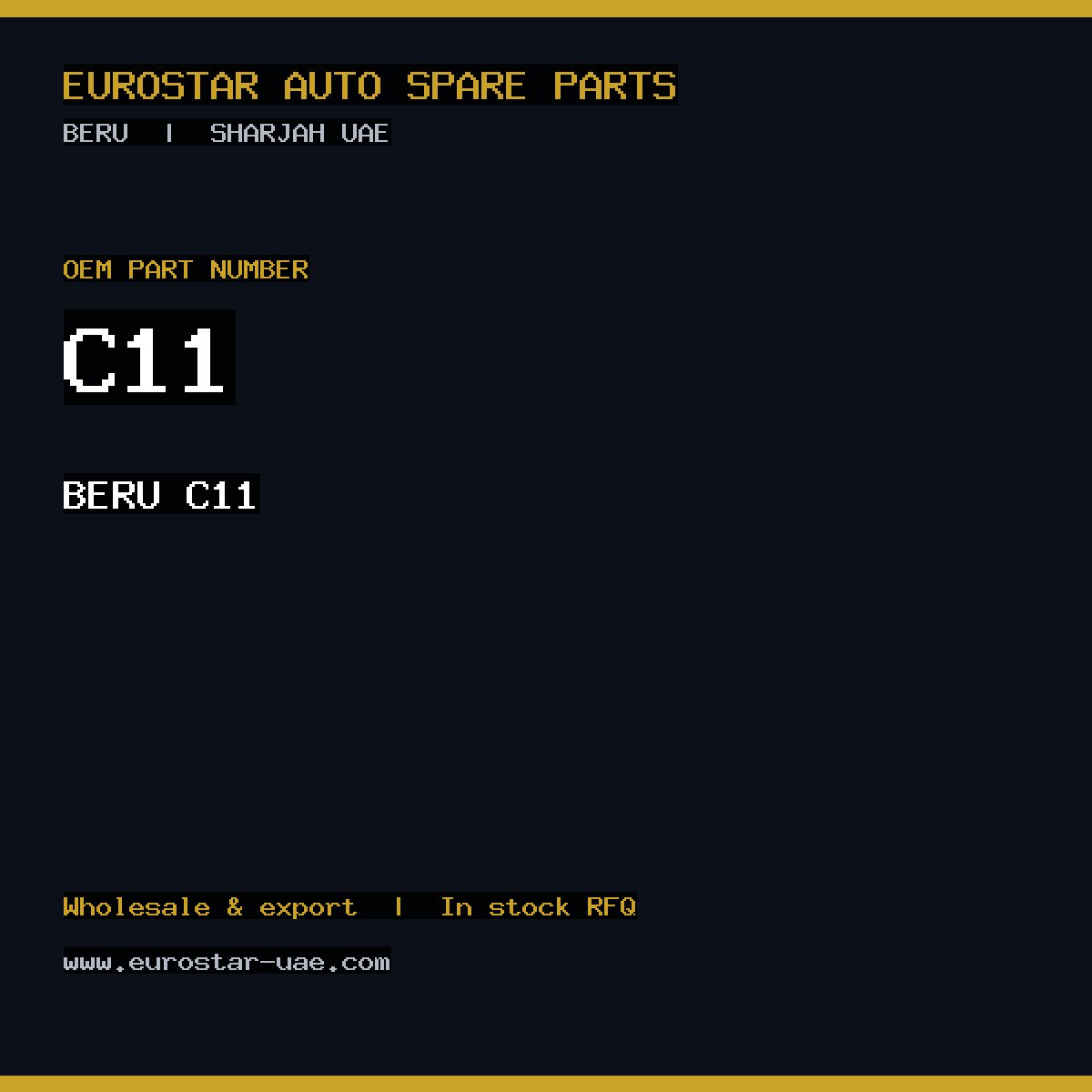 BERU C11