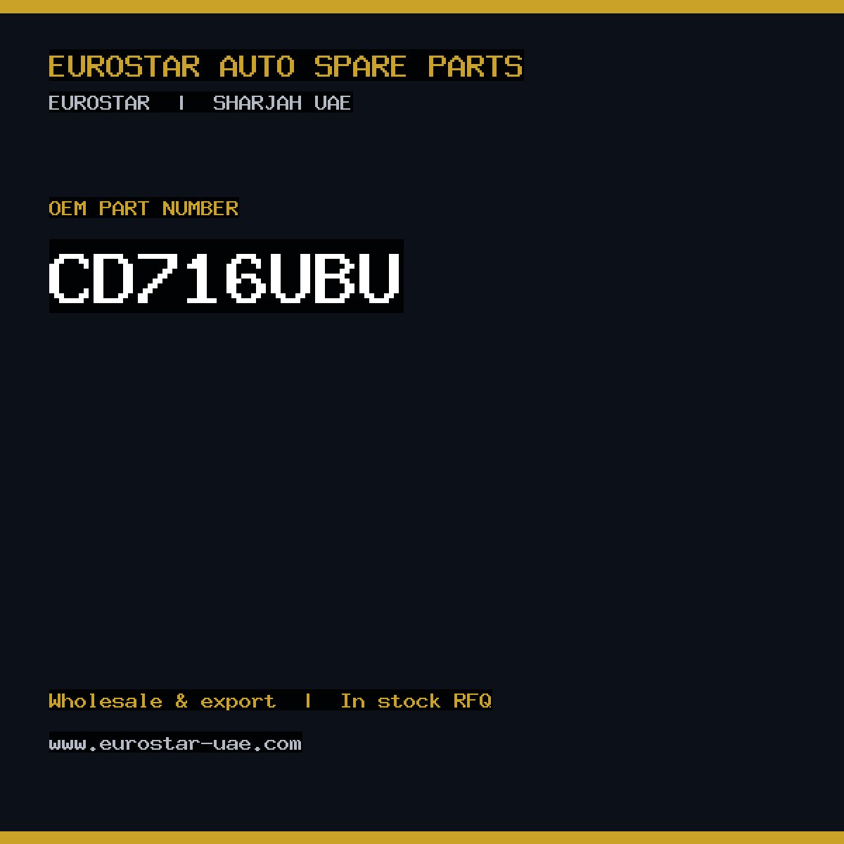 CD716U-BU — CONTINENTAL/VDO CD716U-BU