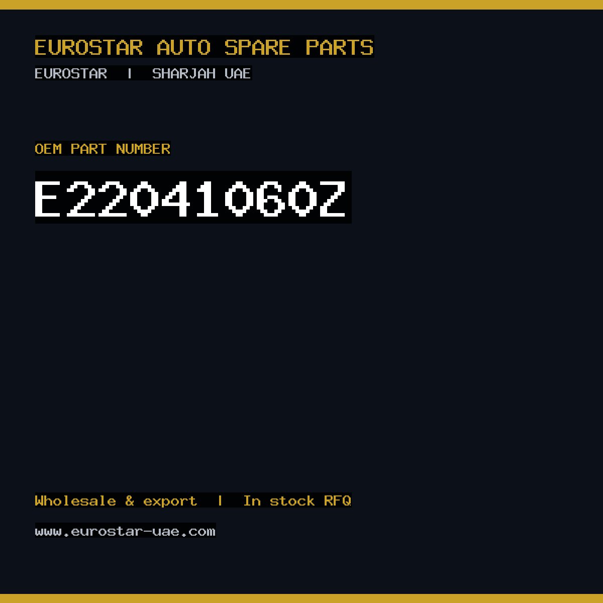 E22-041-060Z — CONTINENTAL/VDO E22-041-060Z
