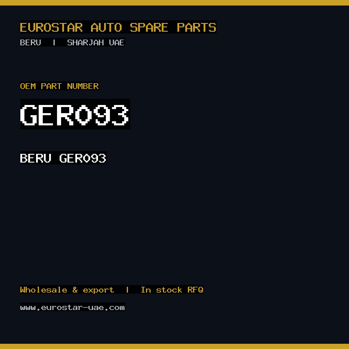 BERU GER093