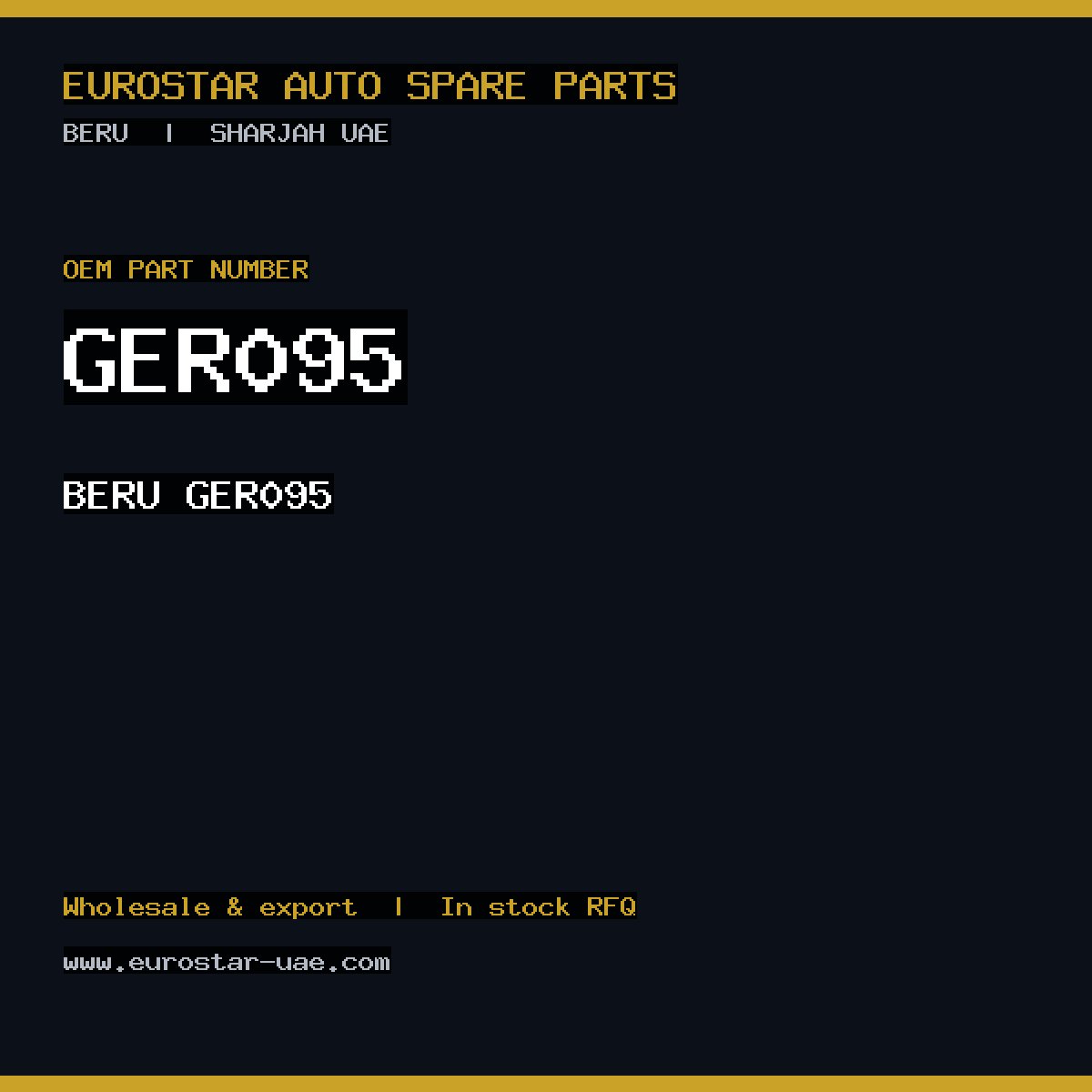 BERU GER095