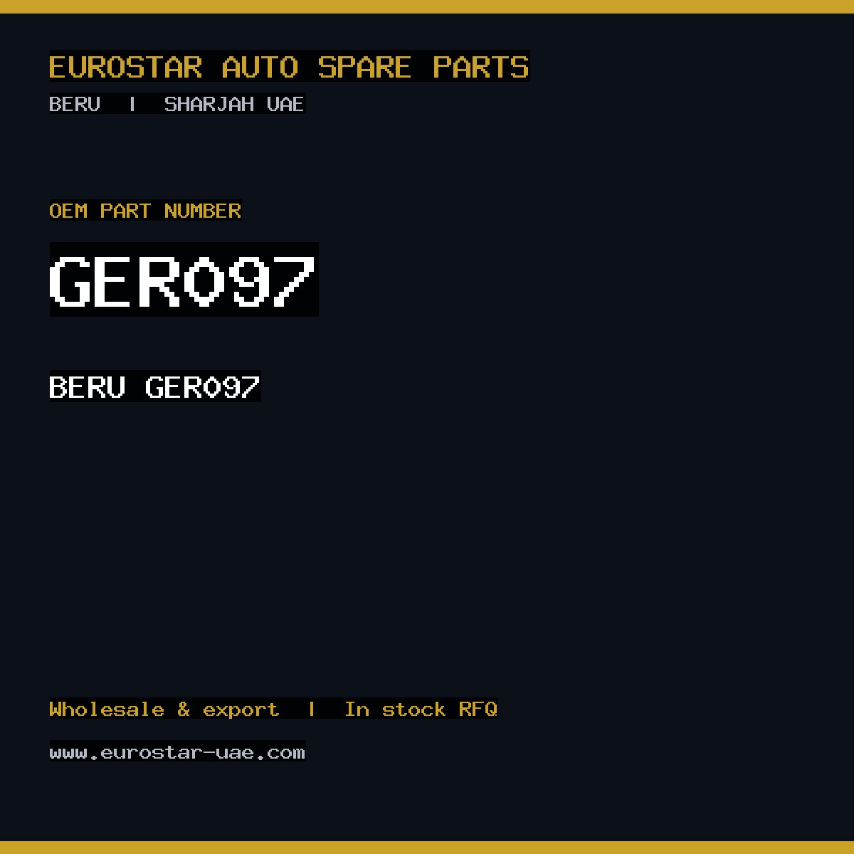 BERU GER097