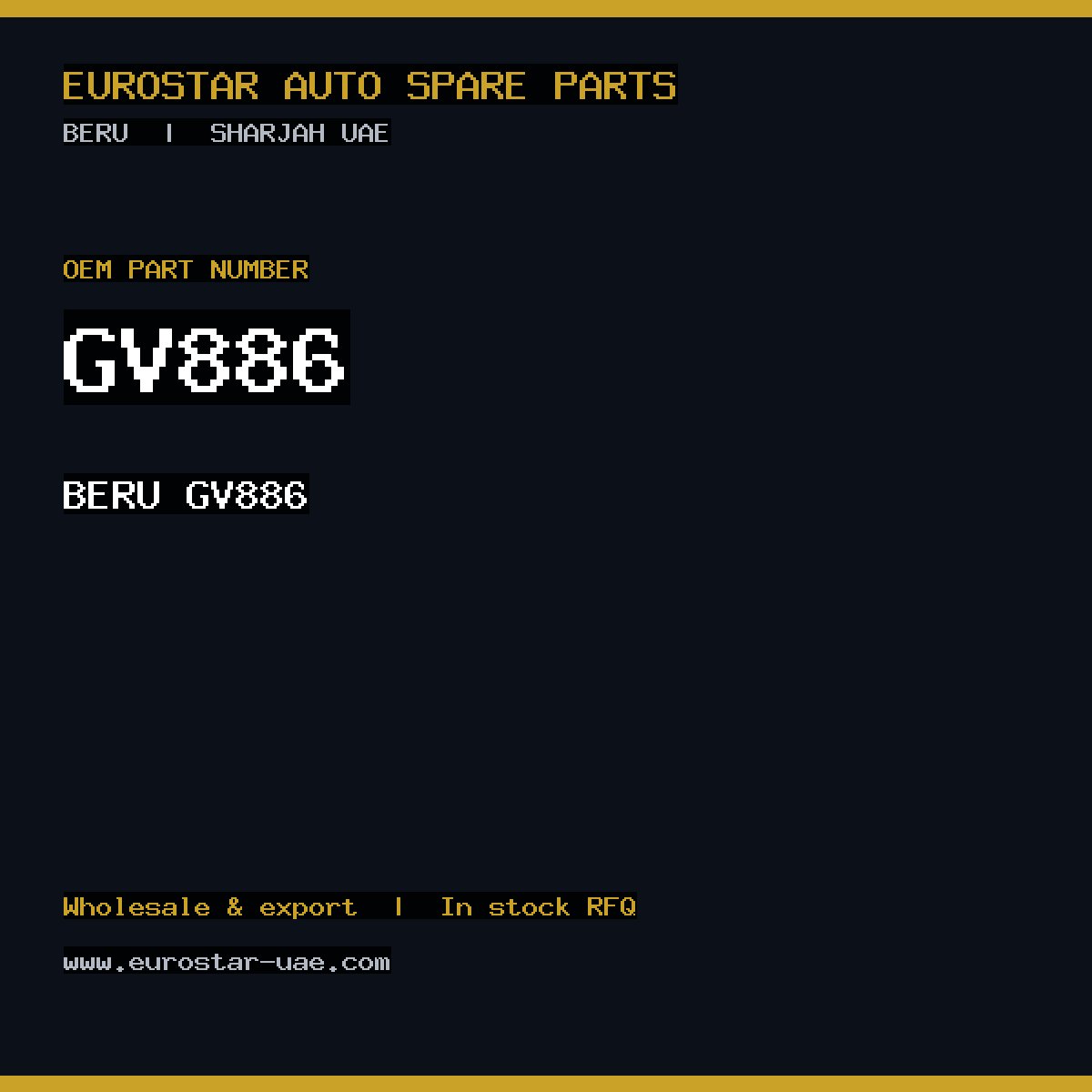 BERU GV886