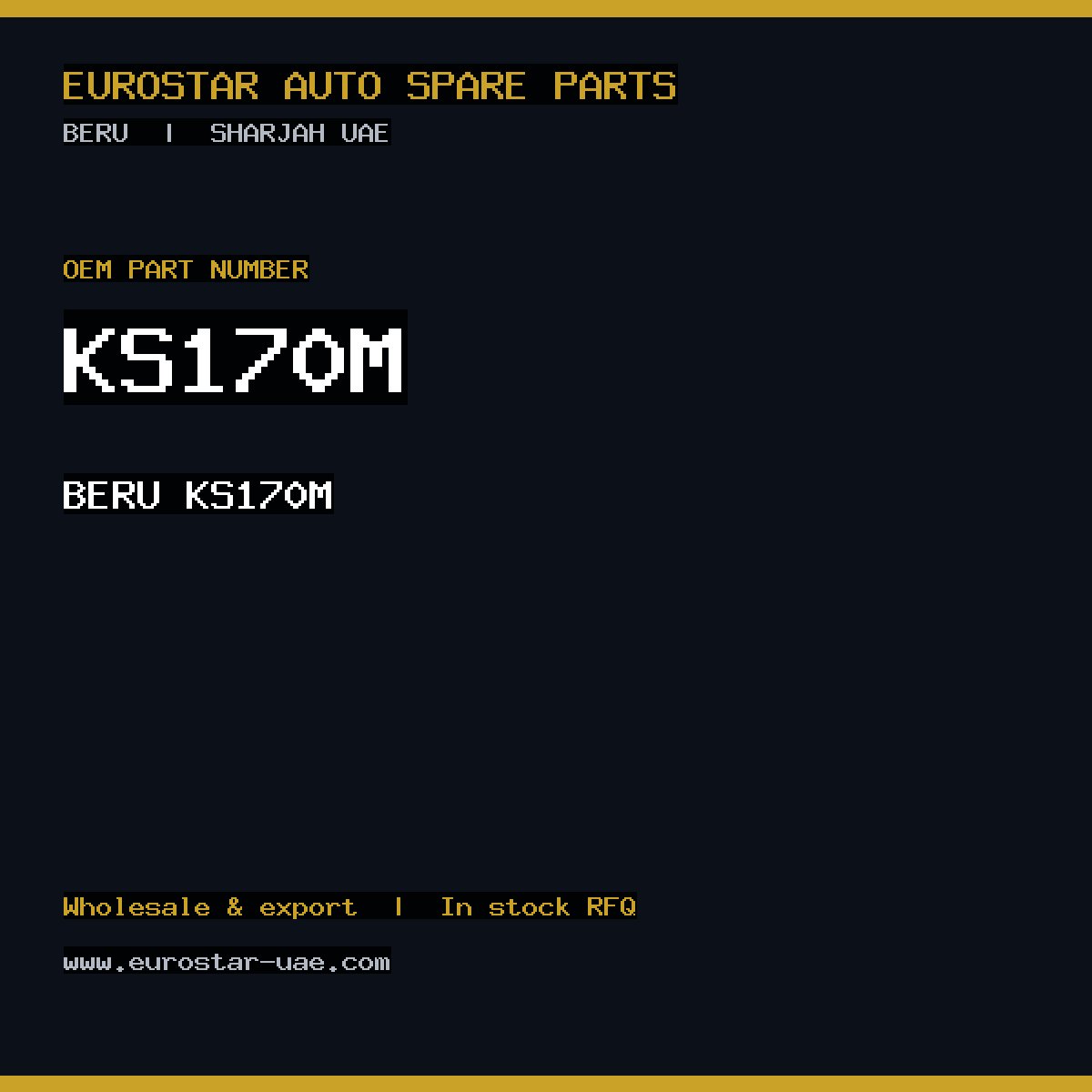 BERU KS170M