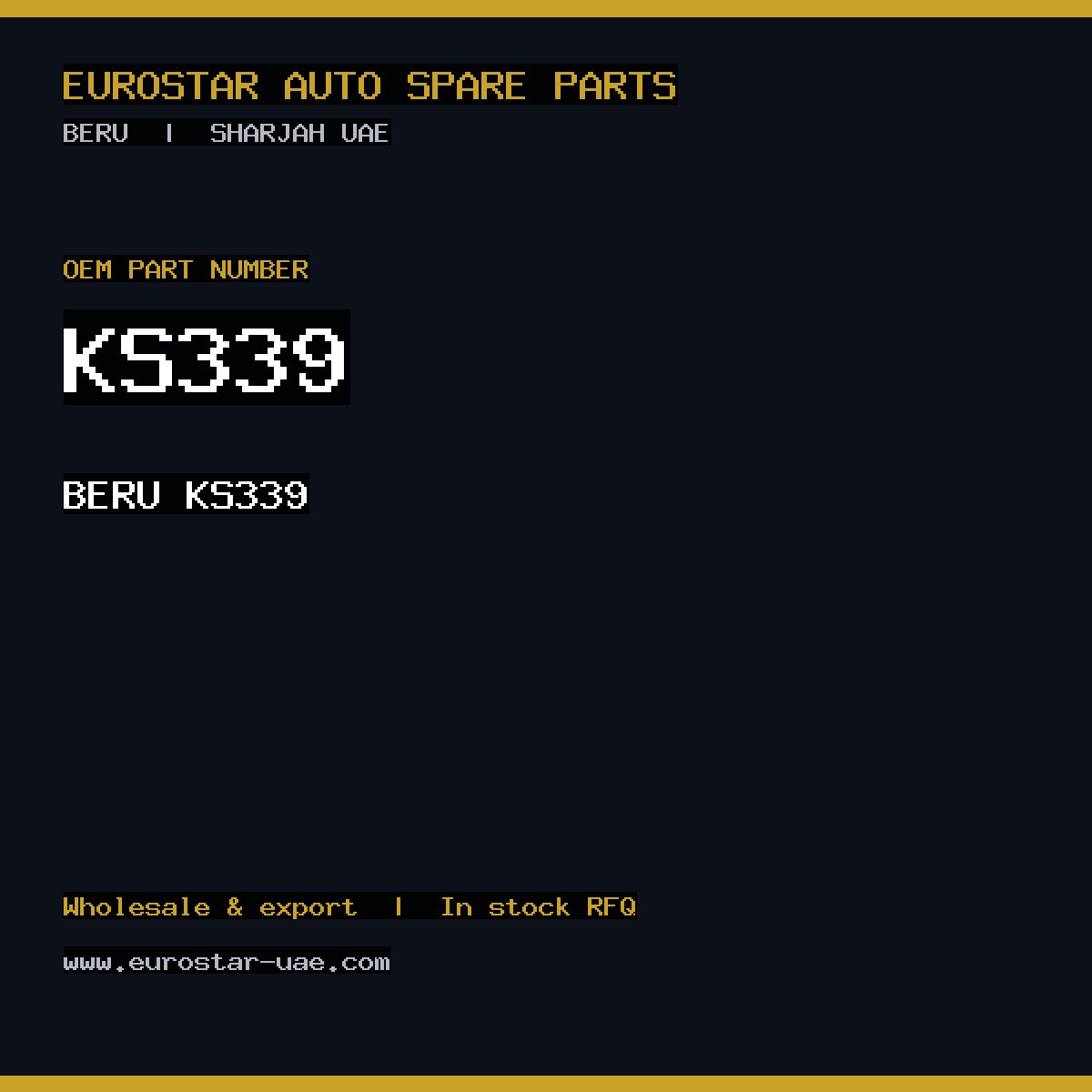 BERU KS339