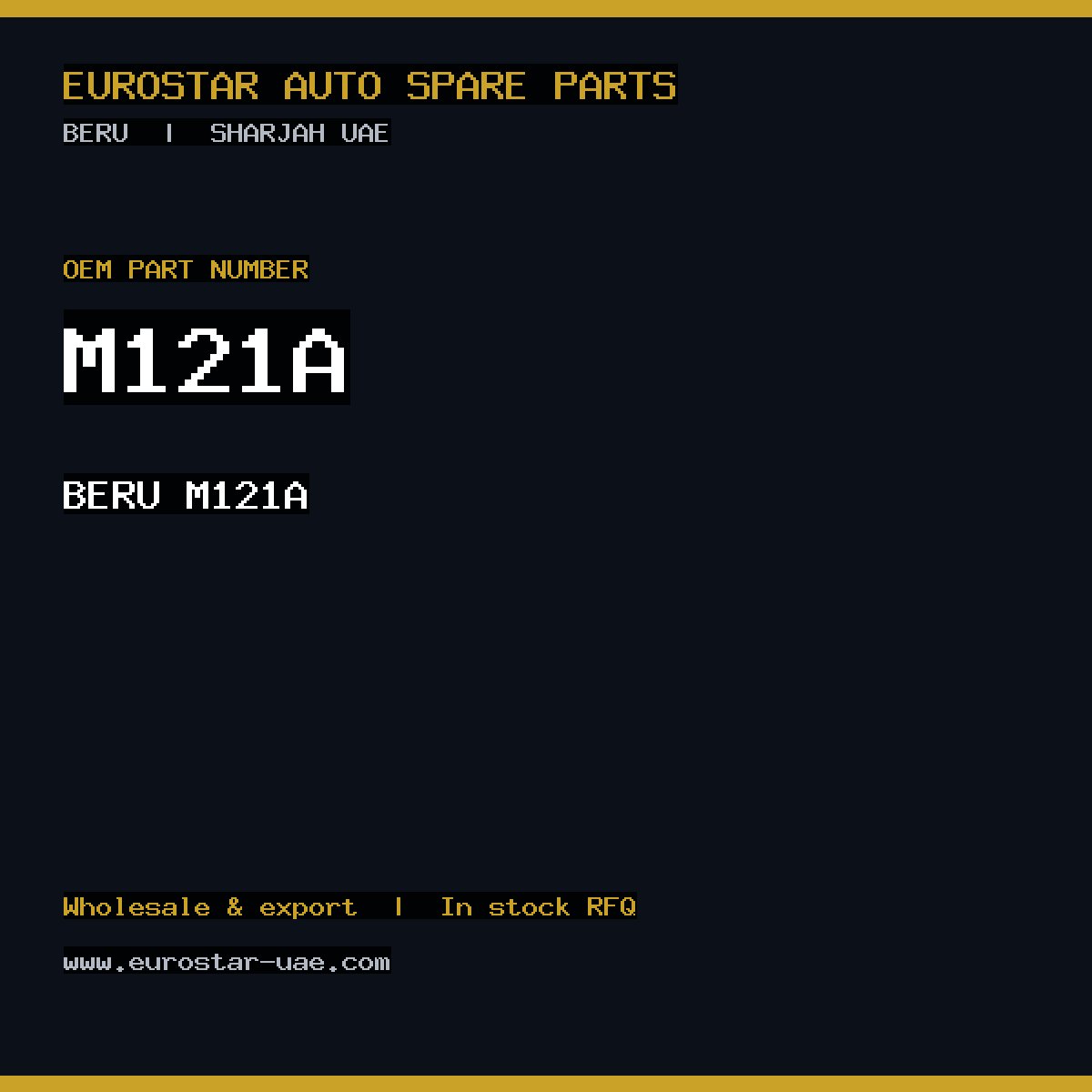 BERU M121A
