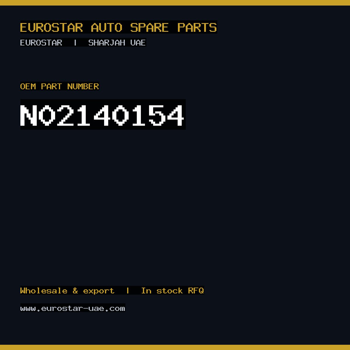 N02-140-154 — CONTINENTAL/VDO N02-140-154