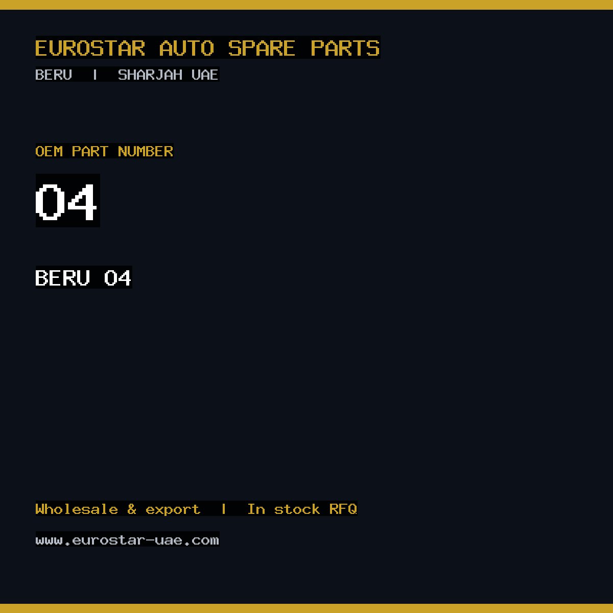 BERU O4