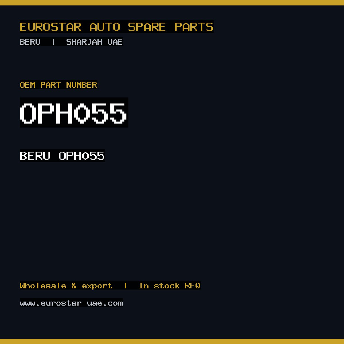 BERU OPH055