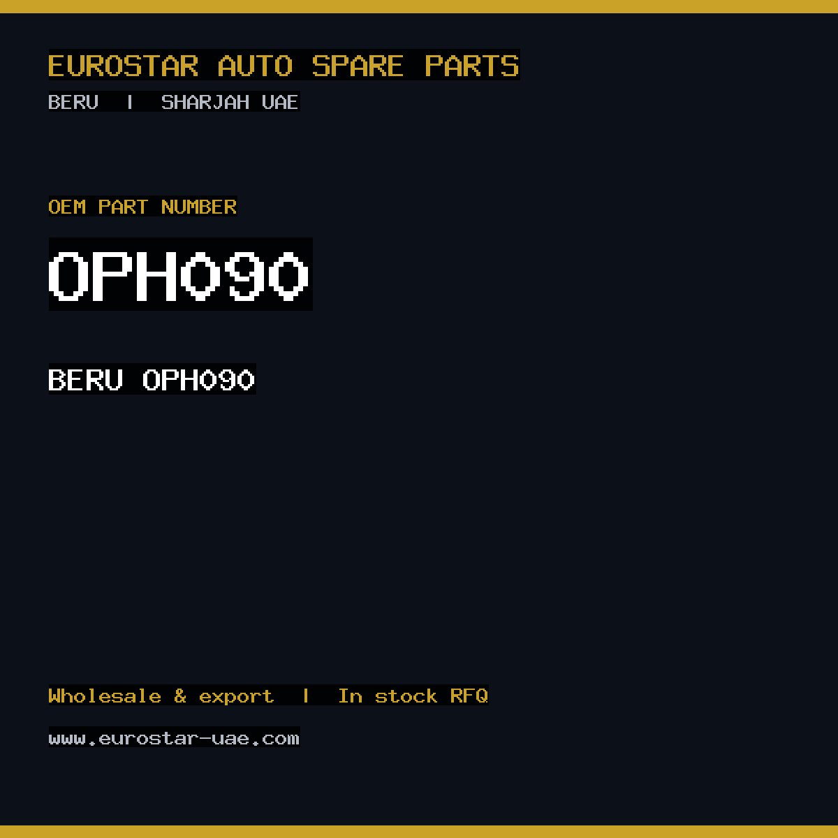 BERU OPH090