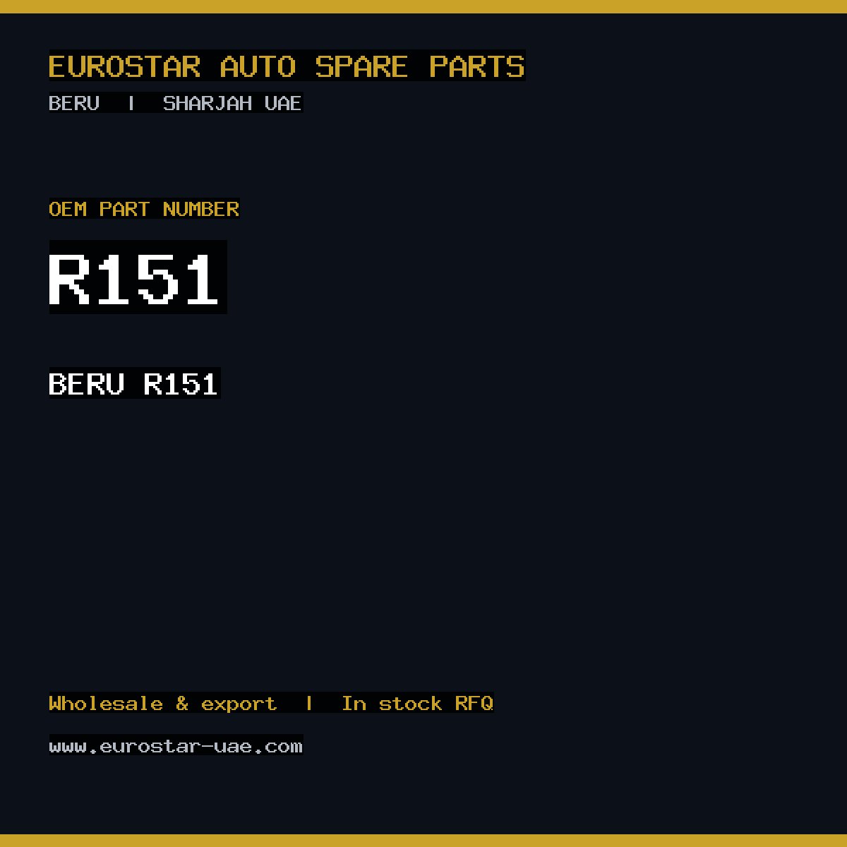BERU R151