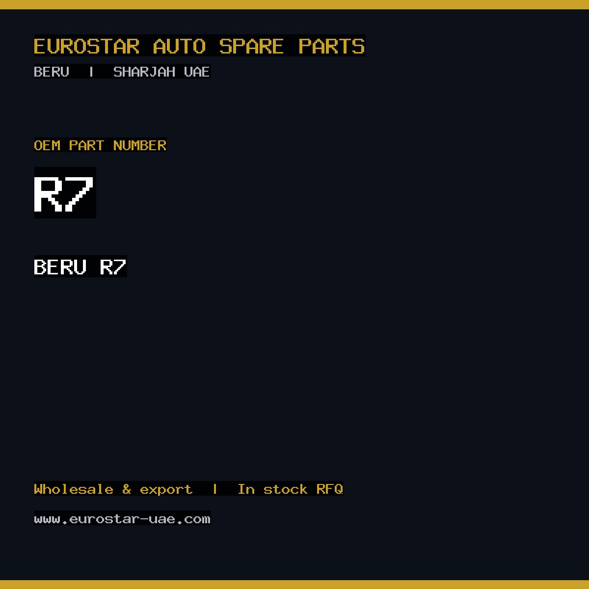BERU R7