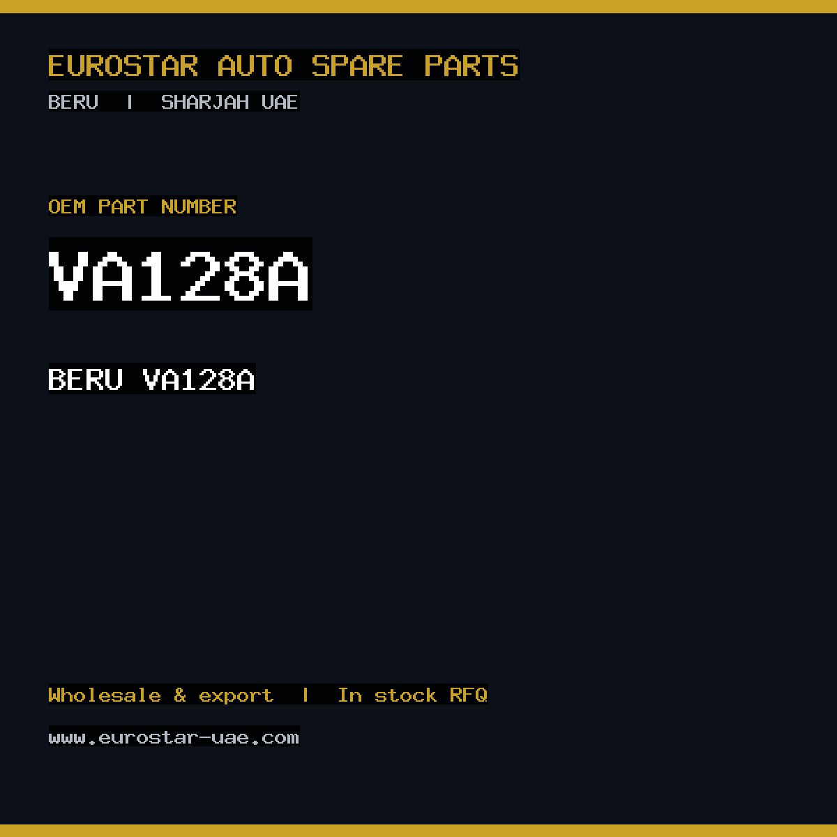 BERU VA128A