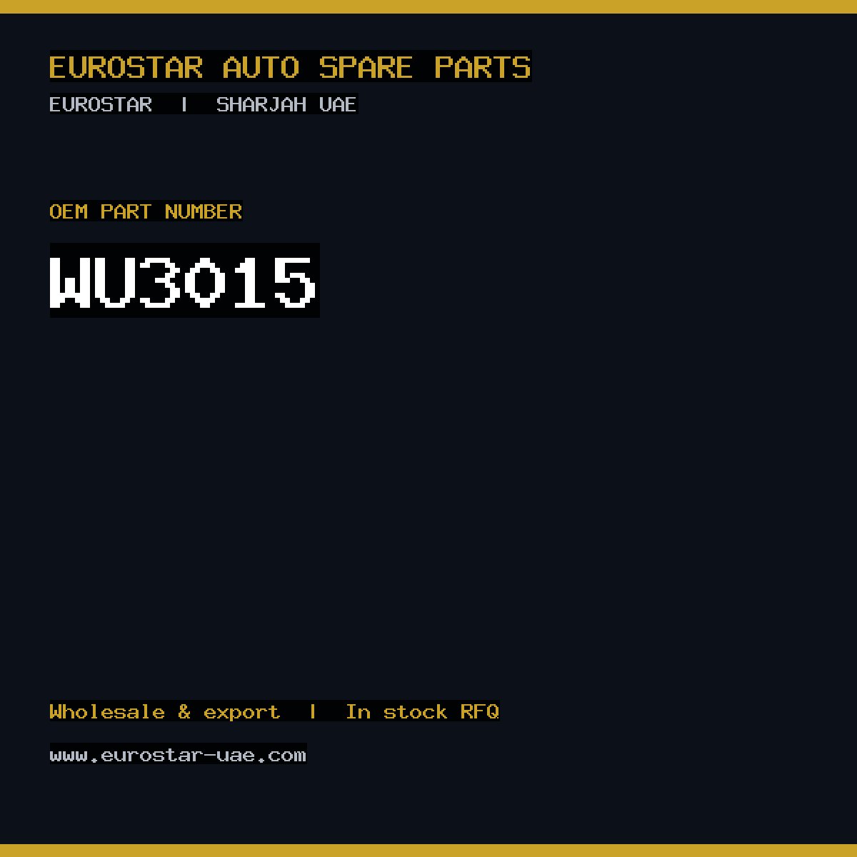 BERU WU30/15