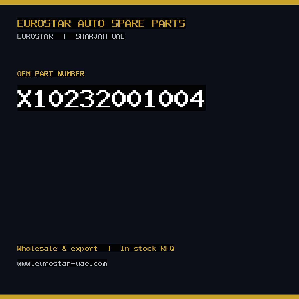 X10-232-001-004 — CONTINENTAL/VDO X10-232-001-004