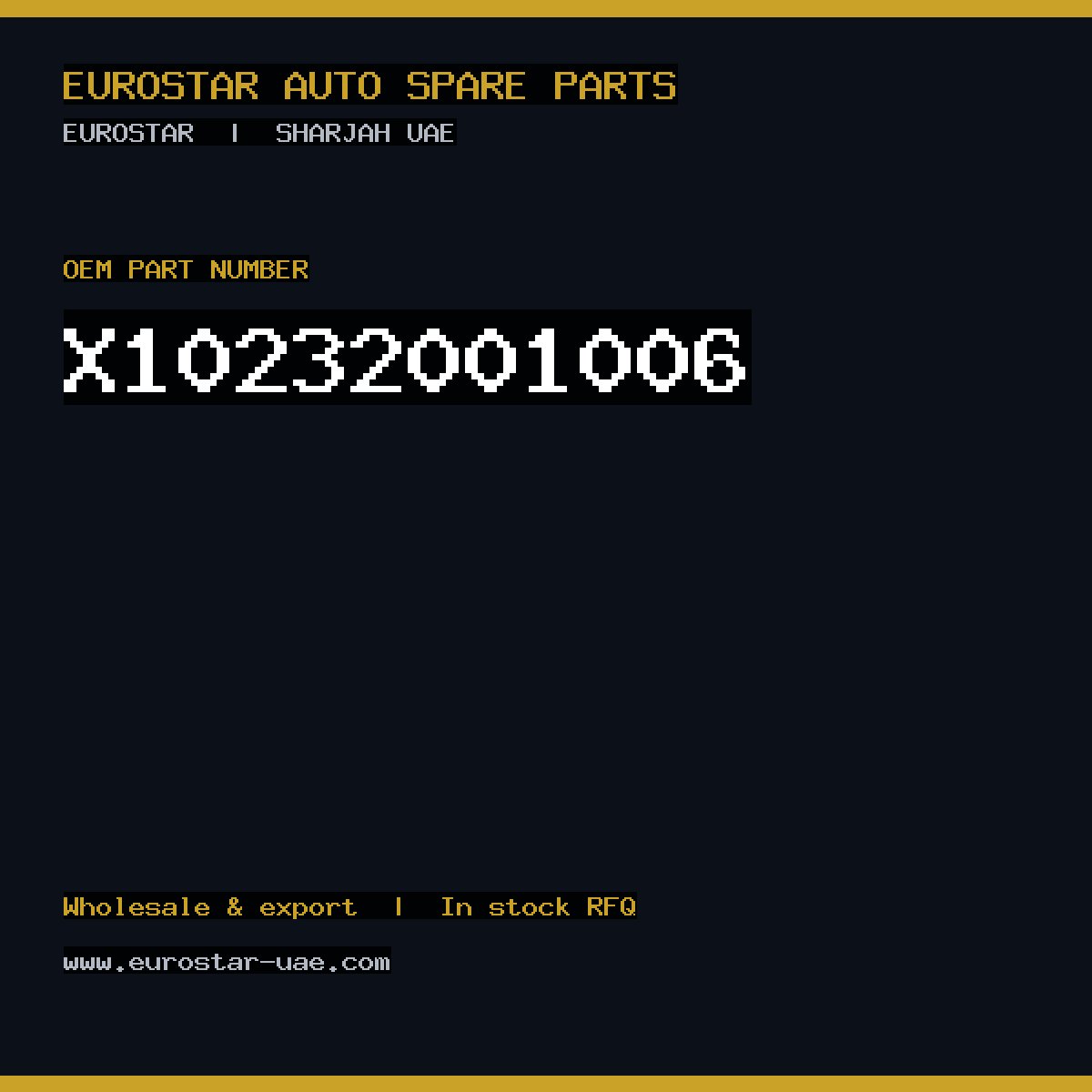 X10-232-001-006 — CONTINENTAL/VDO X10-232-001-006