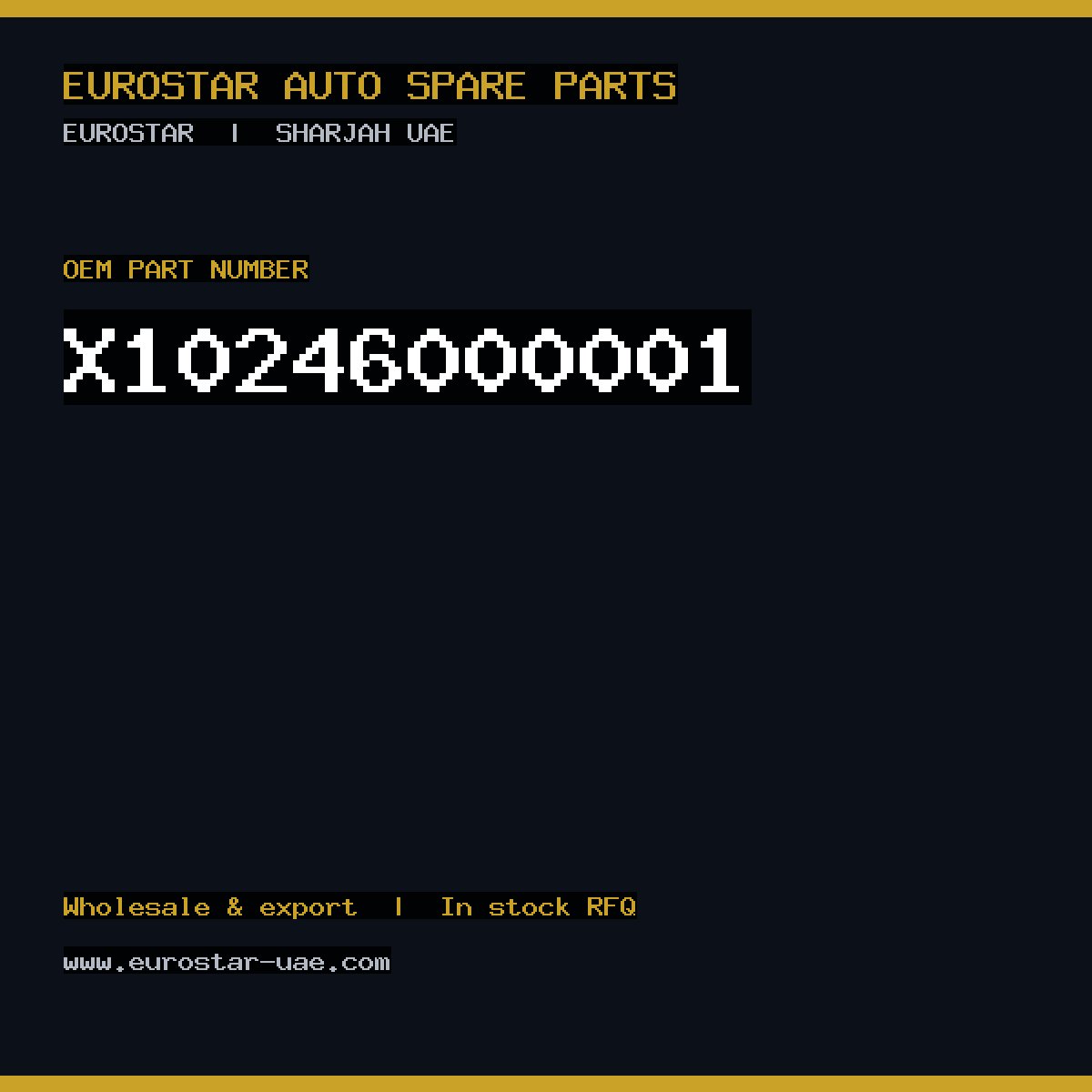 X10-246-000-001 — CONTINENTAL/VDO X10-246-000-001